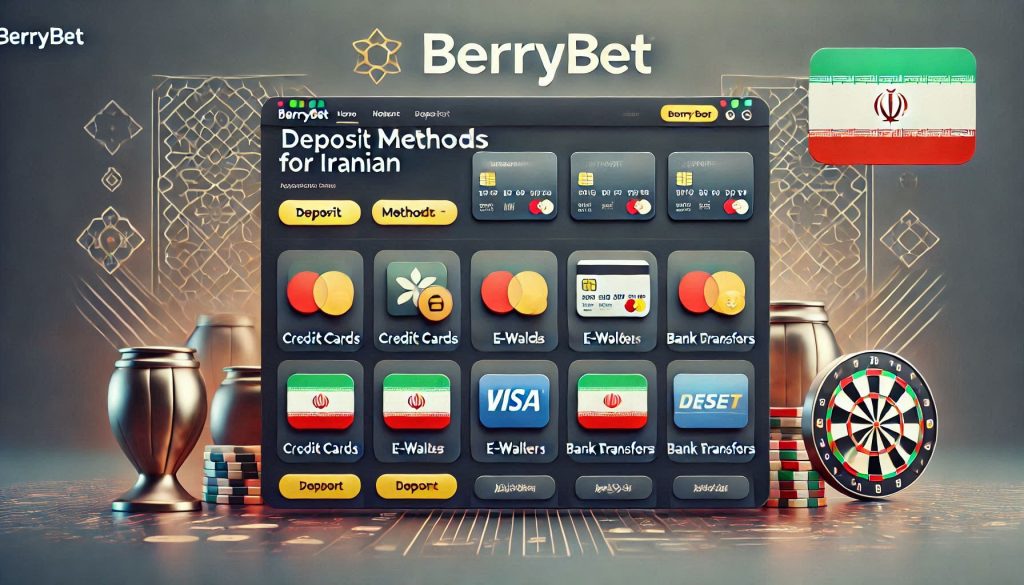روش‌های واریز وجه در سایت بری بت berrybet